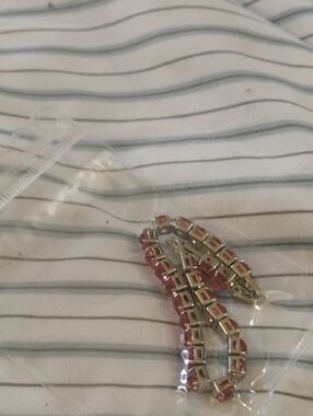 Unisex Mossanite "Diamonds Lab"Red Bling Bling Bracelet!!
